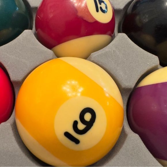 Vintage billiard balls | vintage billiard balls set - Picture 7 of 9
